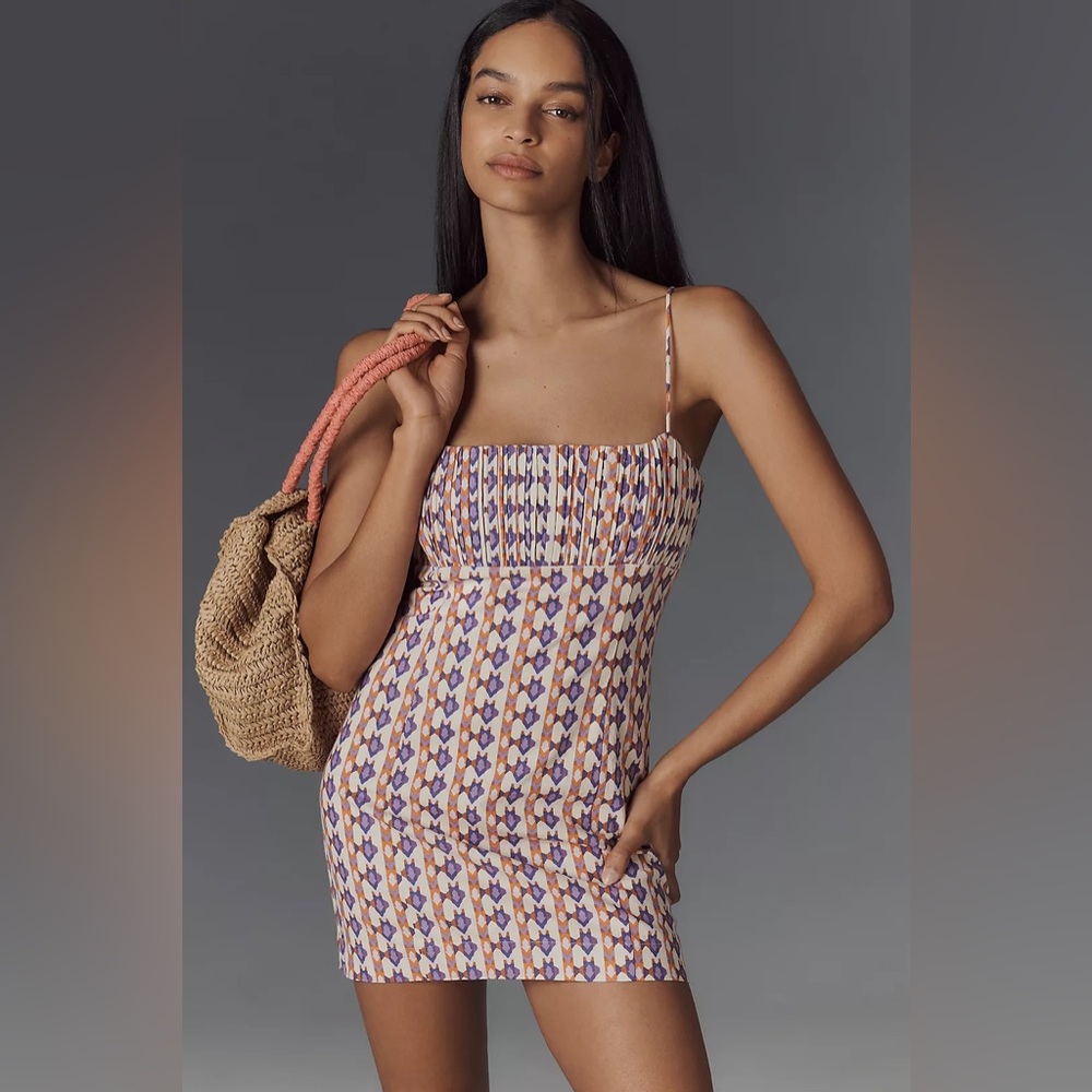 BRAND NEW Anthropologie The Ophelia Sleeveless Linen Slim Mini Dress by Maeve